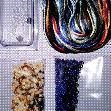 Blue Pansy Butterfly Cross Stitch Kit by Mill Hill