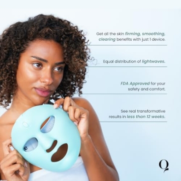 Qure LED Face Mask with 5 Light Modes for Home Use