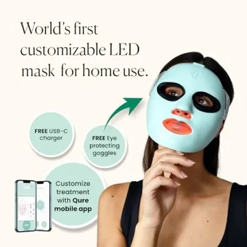 Qure LED Face Mask with 5 Light Modes for Home Use