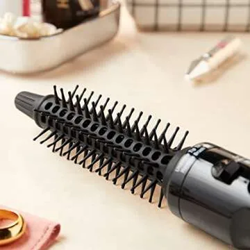 Hot Tools Pro Artist Hot Air Styling Brush | Style, Curl and Touch Ups (3/4”), Black