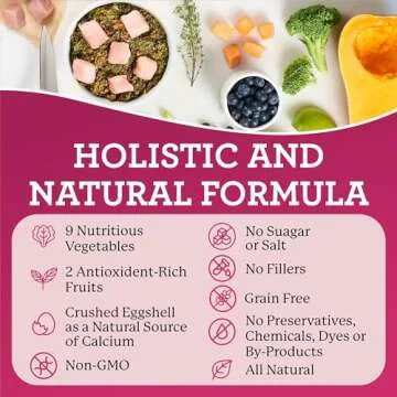 Dr. Harvey's Raw Vibrance Dog Food, Human Grade Dehydrated Base Mix for Dogs, Grain Free Raw Diet (3 Pounds)