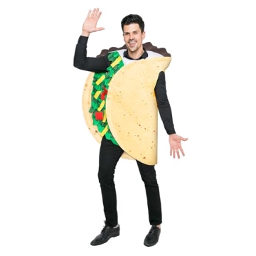 Spooktacular Creations Taco Costume Adult Halloween Costume Burrito Food Costume for Halloween Dress...