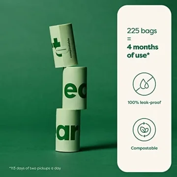 Earth Rated Compostable Dog Poop Bags - 225 Count