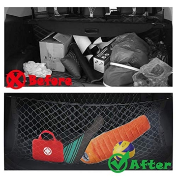 Heavy Duty Cargo Net Organizer for SUV, Truck & Car