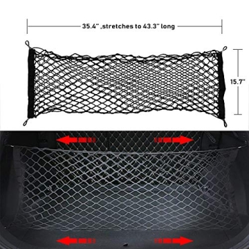 Heavy Duty Cargo Net Organizer for SUV, Truck & Car