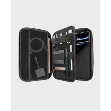Tomtoc Portfolio Case for 11 Inch iPad Pro M4 & iPad Air M2 2024 - Stylish Storage Sleeve