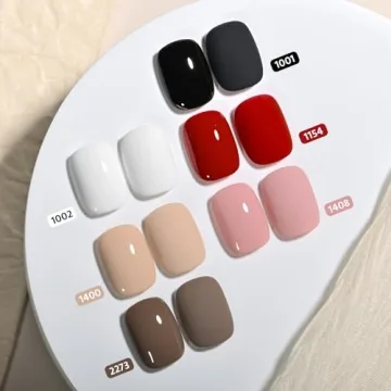 GAOY 6 Colors Gel Nail Polish Set for Salon Quality Nails