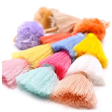 Colorful Boho Pom Pom Tassel Keychain for Bags