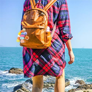 Colorful Boho Pom Pom Tassel Keychain for Bags