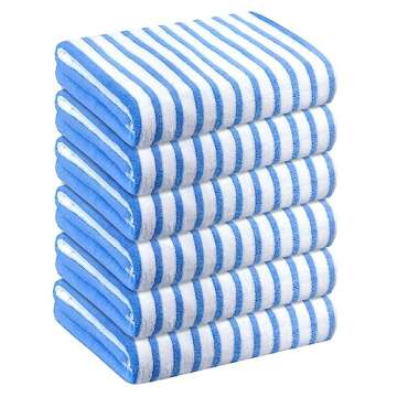 JML Microfiber Beach Towels - Large Quick Dry 6 Pack - Versatile & Durable