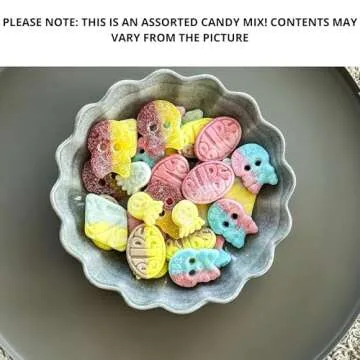 Bubs Swedish Candy Mix - Big Ovals, Skulls, and More - Sweet and Sour Swedish Gummies - 1 Pound of Godis From Sweden