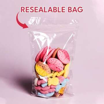 Bubs Swedish Candy Mix - Big Ovals, Skulls, and More - Sweet and Sour Swedish Gummies - 1 Pound of Godis From Sweden