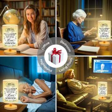 WSYEAR Personalized Mother's Day Lamp for Mom Gifts