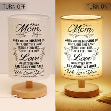 WSYEAR Personalized Mother's Day Lamp for Mom Gifts