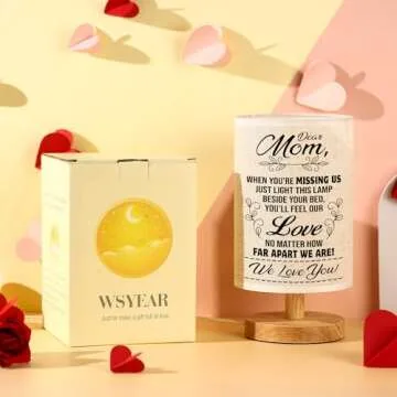 WSYEAR Personalized Mother's Day Lamp for Mom Gifts