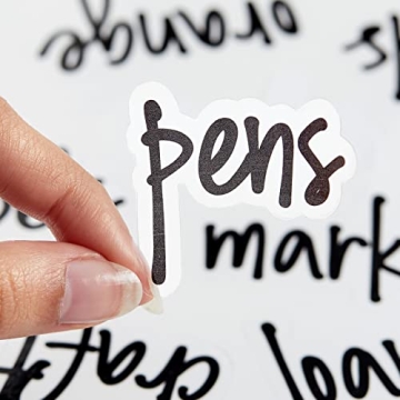 Talented Kitchen 212 Office and Craft Labels, Preprinted Water Resistant Stickers for School Classroom and Home Organization