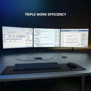 FLY KAN USB 3.0 to HDMI-DVI-VGA Video Graphics Card Adapter for Multiple Monitors-Add HDMI and DVI-D or HDMI and VGA (- Windows Only)