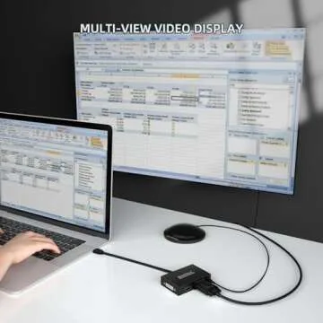 FLY KAN USB 3.0 to HDMI-DVI-VGA Video Graphics Card Adapter for Multiple Monitors-Add HDMI and DVI-D or HDMI and VGA (- Windows Only)