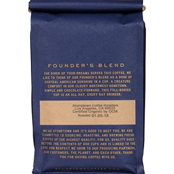 Stumptown Founder’s Blend Medium Roast Organic Coffee