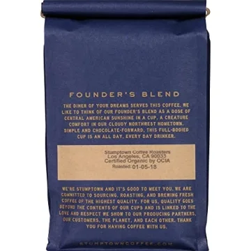 Stumptown Founder’s Blend Medium Roast Organic Coffee