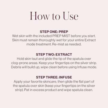 DERMAFLASH DERMAPORE+ Skin Care Device, Ultrasonic 2-in-1 Pore Extractor and Skincare Infuser, Blush