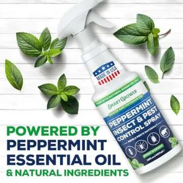 All Natural Peppermint Oil Insect & Pest Control Spray 16 FL OZ for Home & Garden | Safe & Effective