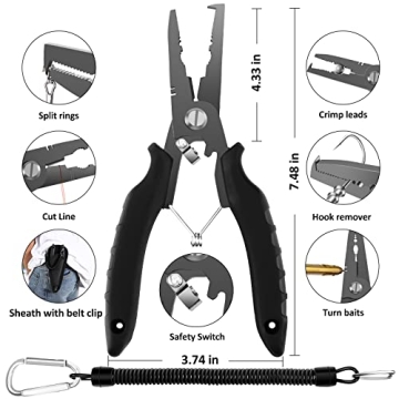 AOFUXTI Comprehensive Fishing Tool Kit for Anglers