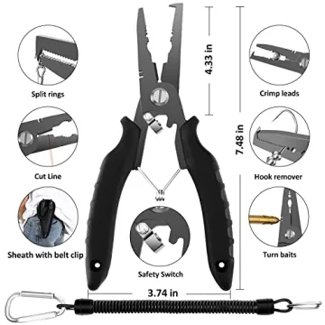 AOFUXTI Comprehensive Fishing Tool Kit for Anglers