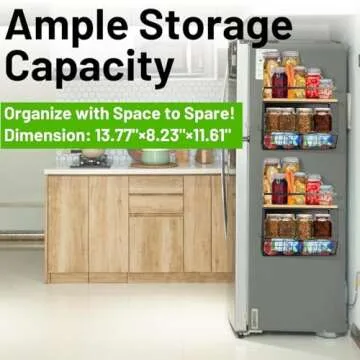 Magnetic Shelf Set for Refrigerator & Home Organization