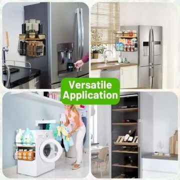 Magnetic Shelf Set for Refrigerator & Home Organization