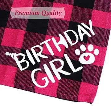 STMK Dog Birthday Outfit, Dog Birthday Bandana Girl with Dog Birthday Number Hat Bowtie Tutu Skirt Cake Toy Lets Pawty Paw Balloons Dog Happy Birthday Banner for Dog Puppy Birthday Party Supplies