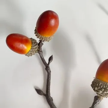 BEIJIALY Christmas Artificial Acorn Picks for Holiday Decor