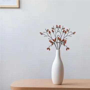 BEIJIALY Christmas Artificial Acorn Picks for Holiday Decor