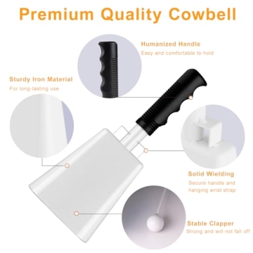 Cyrico Cow Bells - Perfect for Sports and Music