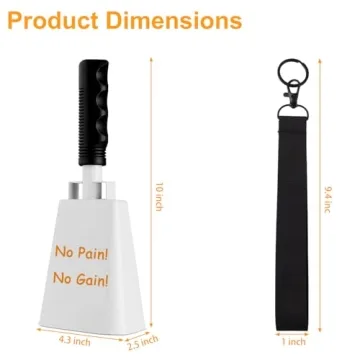 Cyrico Cow Bells - Perfect for Sports and Music