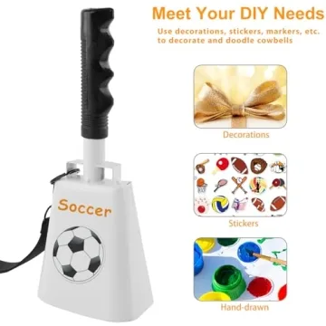 Cyrico Cow Bells - Perfect for Sports and Music