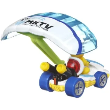 Hot Wheels Mario Kart Lakitu Standard Kart & Glider Set