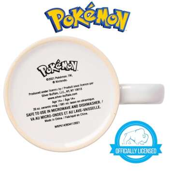 Silver Buffalo Pokemon Snorlax But First Coffee Ceramic Mug, 20 Ounces