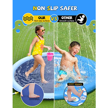 VISTOP Splash Pad for Kids and Dogs - Summer Fun