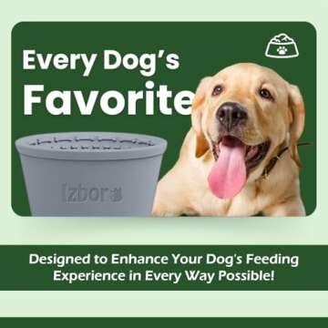 Silicone Slow Feeder Dog Bowl for All Breeds – Anti-Choke & Non-Slip Design, Dishwasher Safe