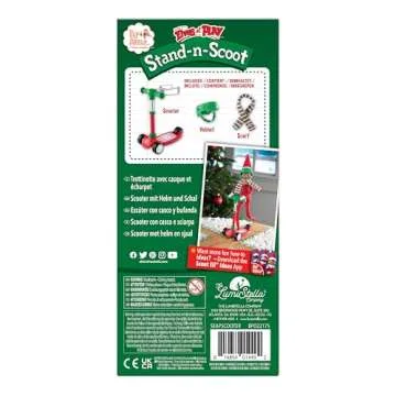 The Elf on the Shelf Stand n Scoot - Plastic Scooter Prop for Silly Christmas elf Scenes!