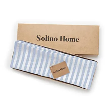 Luxury Pure Linen Placemat Set – Amalfi Stripe Design