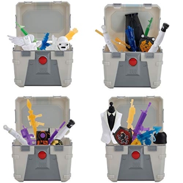 FORTNITE Ghost Henchman Chest Set - 4 Chests, 8 Back Bling, 12 Weapons