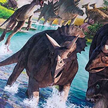 ADASMILE A & S Dinosaur Sheet Full Size for Boys Jurassic Dino Bed Sheets for Kids Teens Animal Pattern Printed Bedding Sets 14” Deep Pocket Soft Microfiber All Season Room Decor