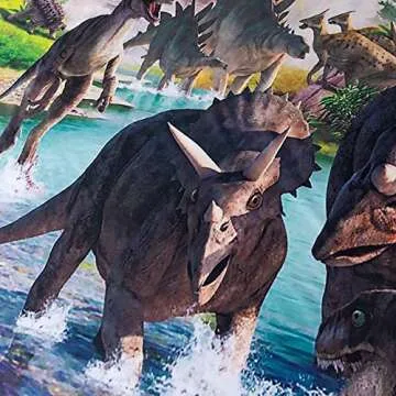 ADASMILE A & S Dinosaur Sheet Full Size for Boys Jurassic Dino Bed Sheets for Kids Teens Animal Pattern Printed Bedding Sets 14” Deep Pocket Soft Microfiber All Season Room Decor