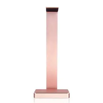 LUXA2 E-One Rose Gold Solid-Metal Aluminum Universal Gaming Headphone Stand/Hanger/Holder for Headsets Display HO-HDP-ALE1RG-00