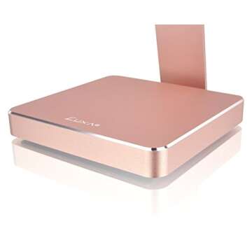 LUXA2 E-One Rose Gold Solid-Metal Aluminum Universal Gaming Headphone Stand/Hanger/Holder for Headsets Display HO-HDP-ALE1RG-00