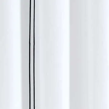 Lush Decor Hotel Collection Shower Curtain, 72" x 72", White & Black