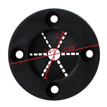 Extreme Max Rigging Grommet - 1 Inch Durable Black