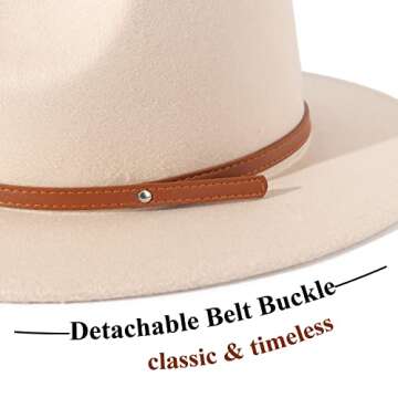Lisianthus Womens Fedora Hat - Stylish and Comfortable